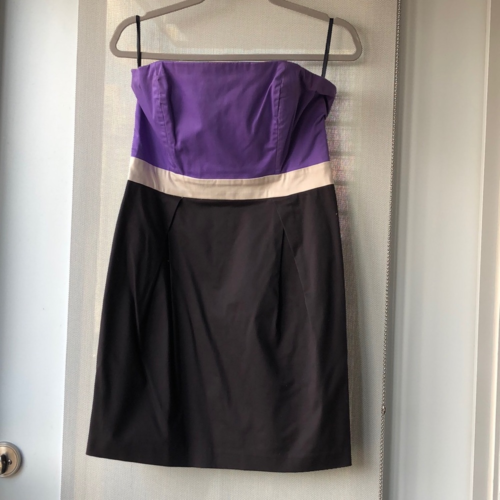 French Connection strapless dress with pockets